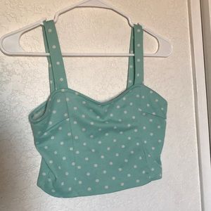 Polka Dot Crop Top